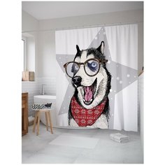 Штора для ванной JoyArty Кто тут звезда? 180х200 (sc-70152)