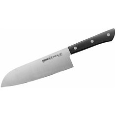 Нож сантоку Samura Harakiri, лезвие 17.5 см, черный