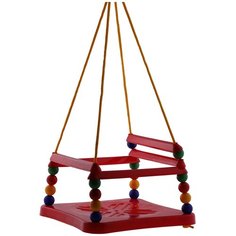 Новокузнецкий завод пластмасс Качели № 3 (пластмассовые в коробке), красный