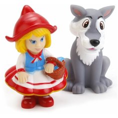 Набор для ванной Играем вместе Красная шапочка и волк (143R) красный/серый