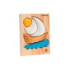 Рамка-вкладыш Томик Кораблик (421), 5 дет.