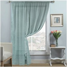 Портьеры Amore Mio RR 31955-115003 на ленте 270 см зелeный