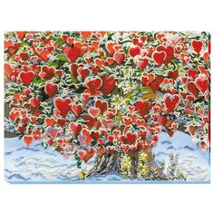 ABRIS ART Набор для вышивания бисером Дерево любви 37 х 27 см (AB-607)