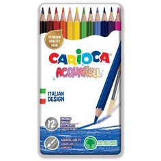 Carioca набор цветных карандашей Acquarell 12 цветов (42859)