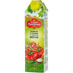 Сок Сады Придонья Томат с солью, без сахара, 1 л