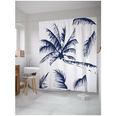 Штора для ванной JoyArty Облачные пальмы 180х200 (sc-18641)