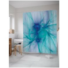 Штора для ванной JoyArty Воздушная бирюза 180х200 (sc-20001)