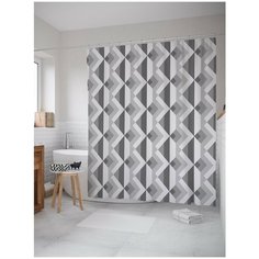 Штора для ванной JoyArty Мраморная иллюзия 180х200 (sc-21694)