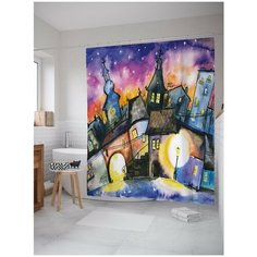 Штора для ванной JoyArty Сказочный вечер 180х200 (sc-17247)