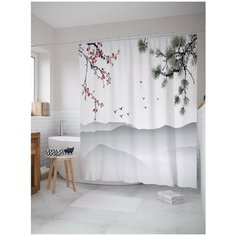 Штора для ванной JoyArty Вслед за птицами 180х200 (sc-17416)