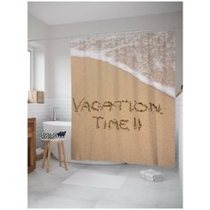 Штора для ванной JoyArty Отпуск на песке 180х200 (sc-4716)