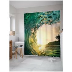 Штора для ванной JoyArty Волна накрывает 180х200 (sc-2764)