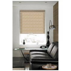 Рулонная штора Эскар миниролло Дарси (коричневый), 90х160 см