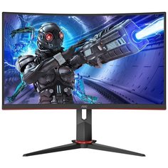 Монитор AOC C27G2ZE/BK 27", черный/красный