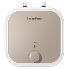Накопительный электрический водонагреватель Garanterm Plus 15 U, белый/бежевый