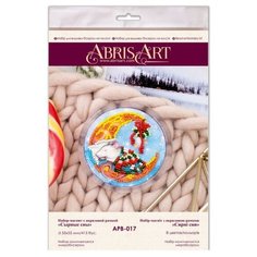 ABRIS ART Набор-магнит для вышивания бисером Сырные сны 5.5 х 5.5с м (APB-017)