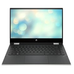 Ноутбук HP PAVILION x360 14-dw1006ur (Intel Core i3 1115G4 3000MHz/14"/1920x1080/8GB/256GB SSD/Intel UHD Graphics/DOS) 2X2R1EA, естественный серебристый/пепельно-серебристый