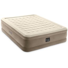 Надувная кровать Intex Ultra Plush Bed (64428) бежевый/коричневый