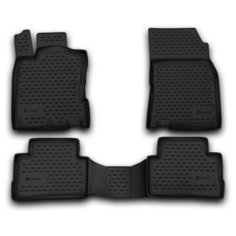 Комплект ковриков салона ELEMENT CARNIS00041 для Nissan Qashqai 4 шт. черный