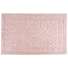 Коврик Arya Berceste F0090885, 70х120 см пудра розовый