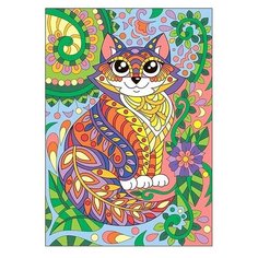 LORI Картина по номерам "Котик" 20х30 см (Ркн-012)