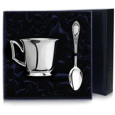 АргентА Набор чашка чайнная "Элегия" + ложка (2 предмета)