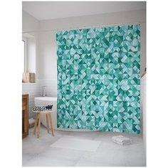 Штора для ванной JoyArty Геометрический орнамент 180х200 (sc-13266)