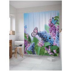 Штора для ванной JoyArty Цветочная тропинка 180х200 (sc-2758)