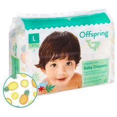 Offspring подгузники L (9-13 кг), 36 шт., ананасы
