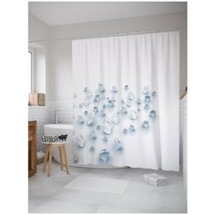 Штора для ванной JoyArty Россыпь бриллиантов 180х200 (sc-13316)