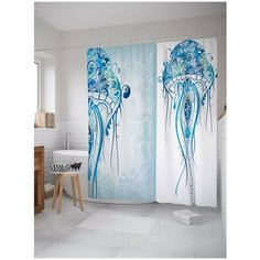 Штора для ванной JoyArty Медуза волшебница 180х200 (sc-2787)