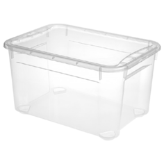 Econova Ящик универсальный Кристалл XS Plus 38.9х27.5х21.5 см прозрачный