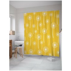 Штора для ванной JoyArty Долина одуванчиков 180х200 (sc-4687)