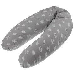 Подушка ROXY-KIDS RPP-006Wb серый короны