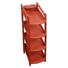 Обувница BranQ BQ2801 , размер (ШхГ): 25.5х29.5 см , цвет: терракотовый