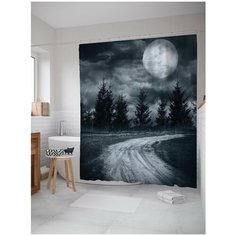 Штора для ванной JoyArty Полная луна 180х200 (sc-22078)