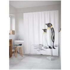 Штора для ванной JoyArty Пингвины на прогулке 180х200 (sc-17278)