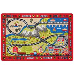 Ковер Confetti Rugs Railway (CONF.01.23.100*150-01RE), размер: 1.5х1 м, красный