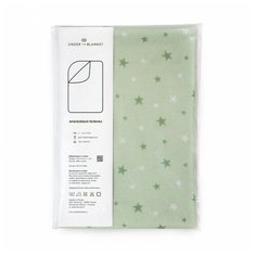 Многоразовые пеленки UNDER the BLANKET Звездочки 115х115 зеленый 2 шт.
