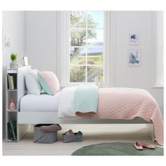 Комплект с покрывалом Cilek Ducy Покрывало и 2 декоративные подушки, 140 x 230 см, розовый/голубой