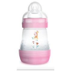 MaM Бутылочка антиколиковая самостерилизующаяся Nature Safari Quartz Rose 160 мл., с рождения, Nature Safari/Quarz Rose