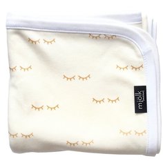 Плед Mjolk плед Basic Глазки желтый/бежевый