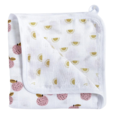 Одеяло Mjolk Персики/Солнышки 110х110 см белый