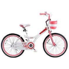 Подростковый городской велосипед Royal Baby RB20G-4 Princess Jenny Girl Steel 20 белый/розовый (требует финальной сборки)