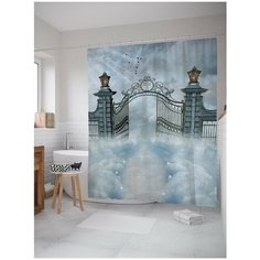 Штора для ванной JoyArty Облачный забор 180х200 (sc-12906)