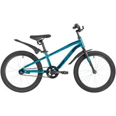 Подростковый горный (MTB) велосипед Novatrack Prime 20 Al (2020) металлик синий (требует финальной сборки)