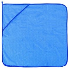 Smart Textile Полотенце-уголок, махровое банное 80х80 см голубой