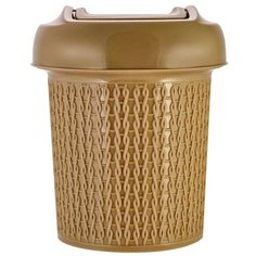 Контейнер для мусора с педалью Ajur 6 л кофейный Svip