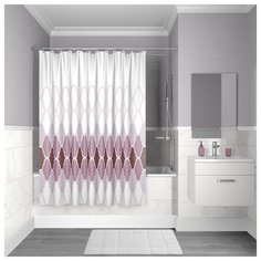 Штора для ванной комнаты, 200*180см, полиэстер, D06P218i11, IDDIS