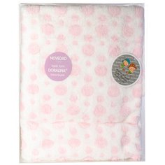 Плед детский с рисунком розовый горошек 110*80 см Gamberritos Gamberritos